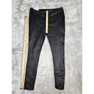 Serra Pants Women’s X-Large Black‎ Faux Leather Leggings Stretch Rock Punk NWT